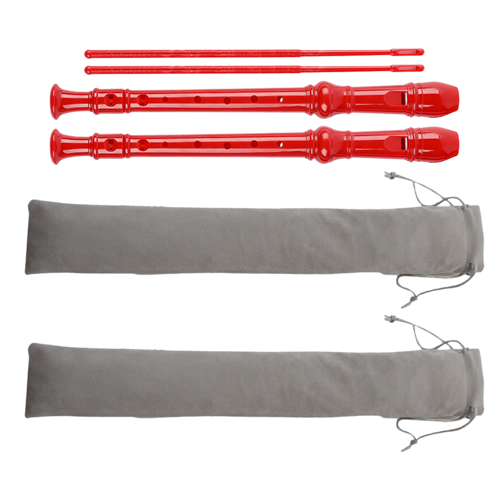 Soprano Recorder Plastic - 2 Set Alat Musik Rekorder Soprano