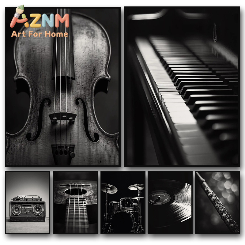 Picture Of Musical Instrument - Poster Fotografi Alat Musik Klasik Biola