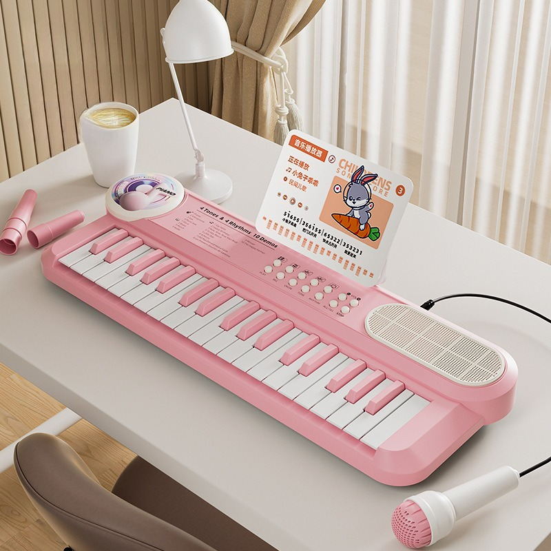 Musical Instrument Harmonium - Keyboard Piano Elektronik Anak 37 Tombol