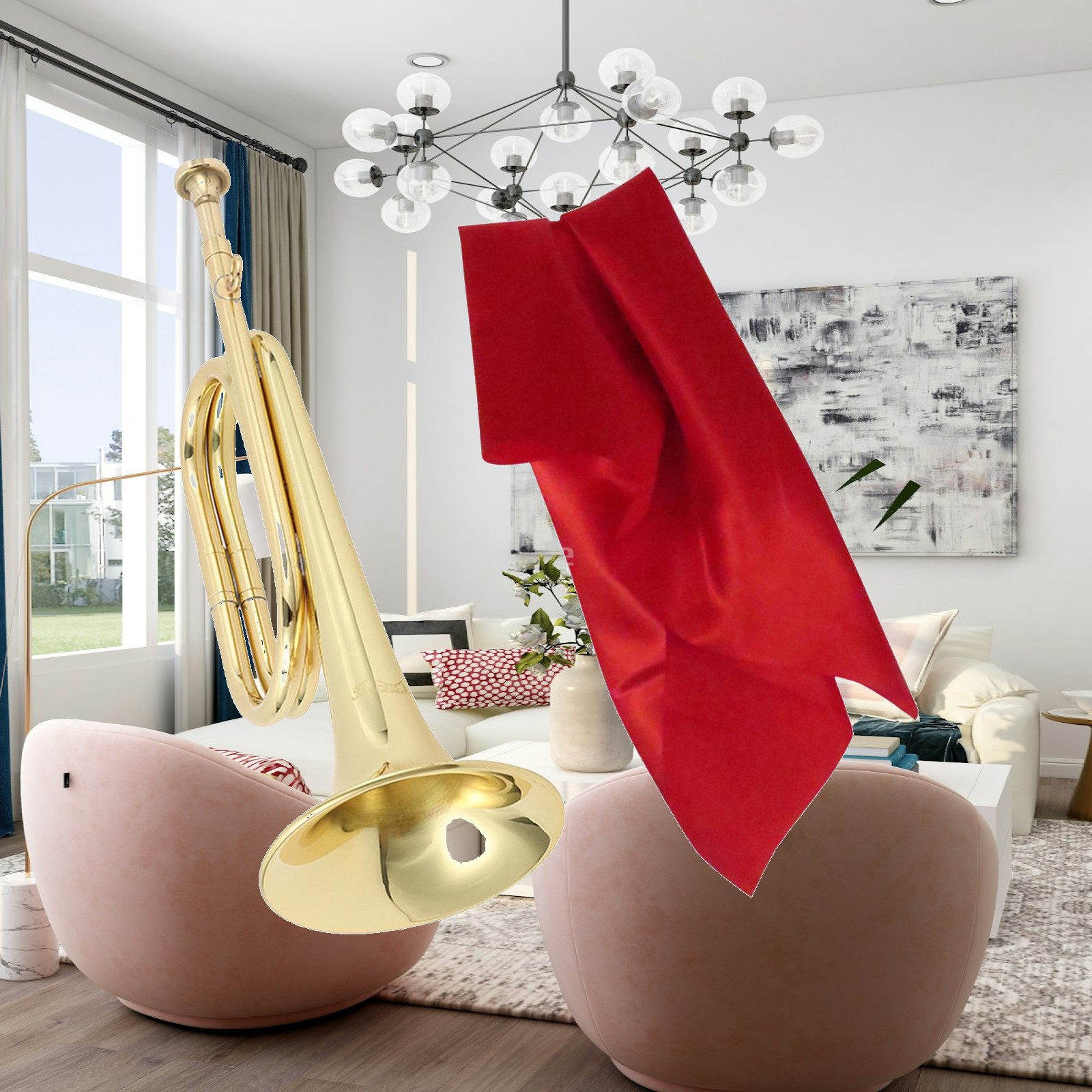Musical Instrument Bugle - Alat Musik Kuningan Mini Terompet Mouth