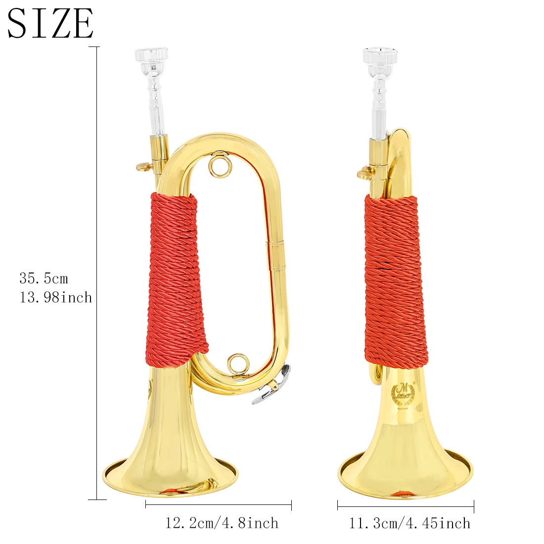 M MBAT Bugle, Flugelhorn Spany - Musical Instrument Bugle ulasan dan harga